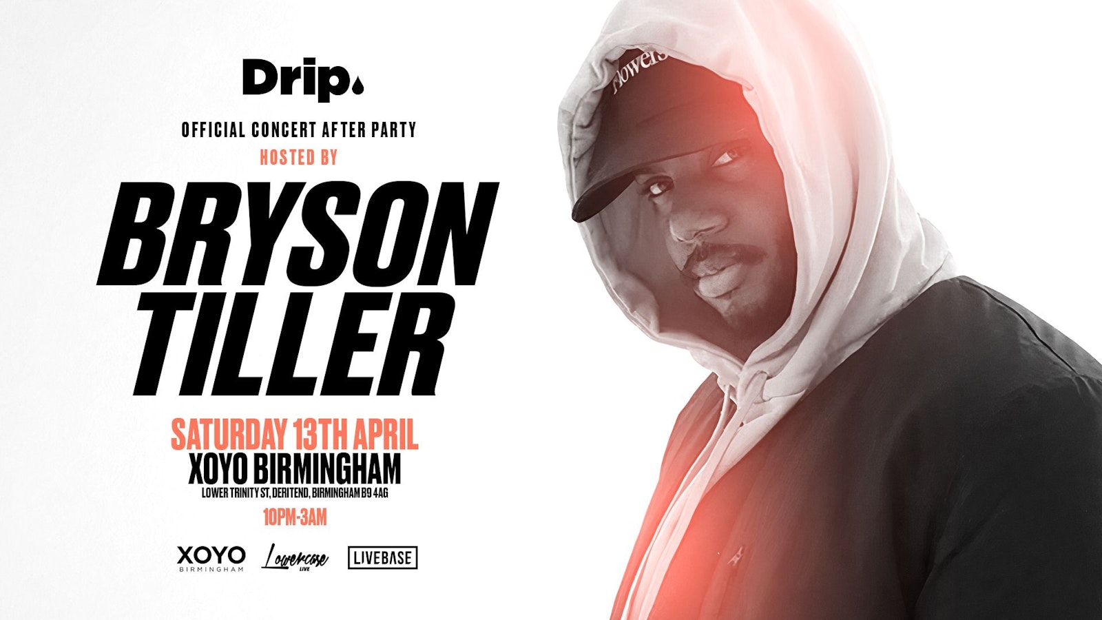 The Official After Party hosted by BRYSON TILLER – XOYO Birmingham [PRIORITY TICKETS ON SALE 10AM!]