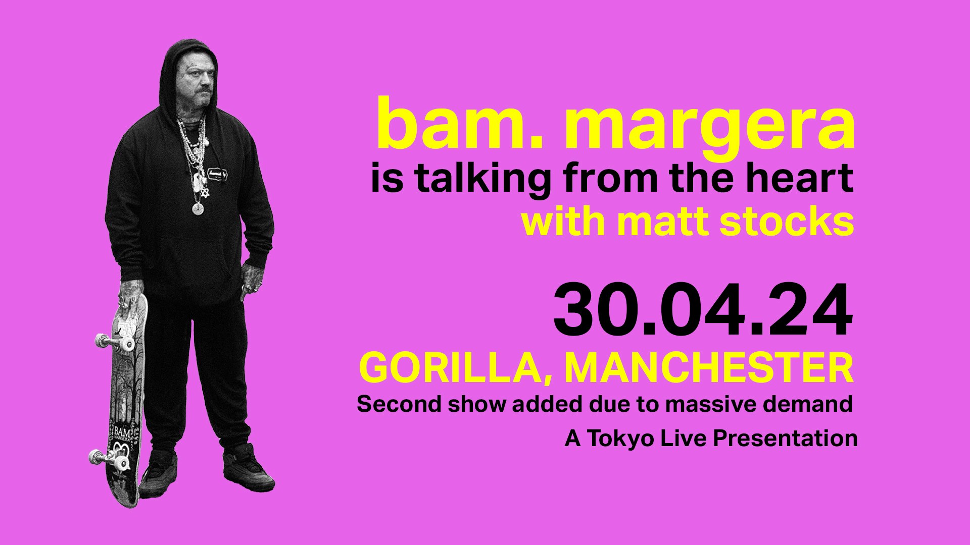 Bam Margera Live Interview & Audience Q&A w/ Matt Stocks (Roll D