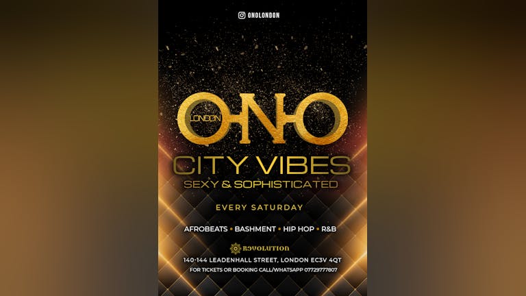 ONO LONDON - City Vibes | Sexy & Sophisticated