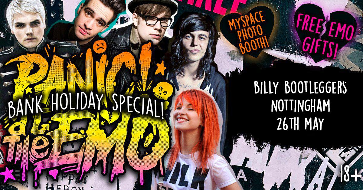 Panic At The Emo Clubnight: Bank Holiday Special at Billy