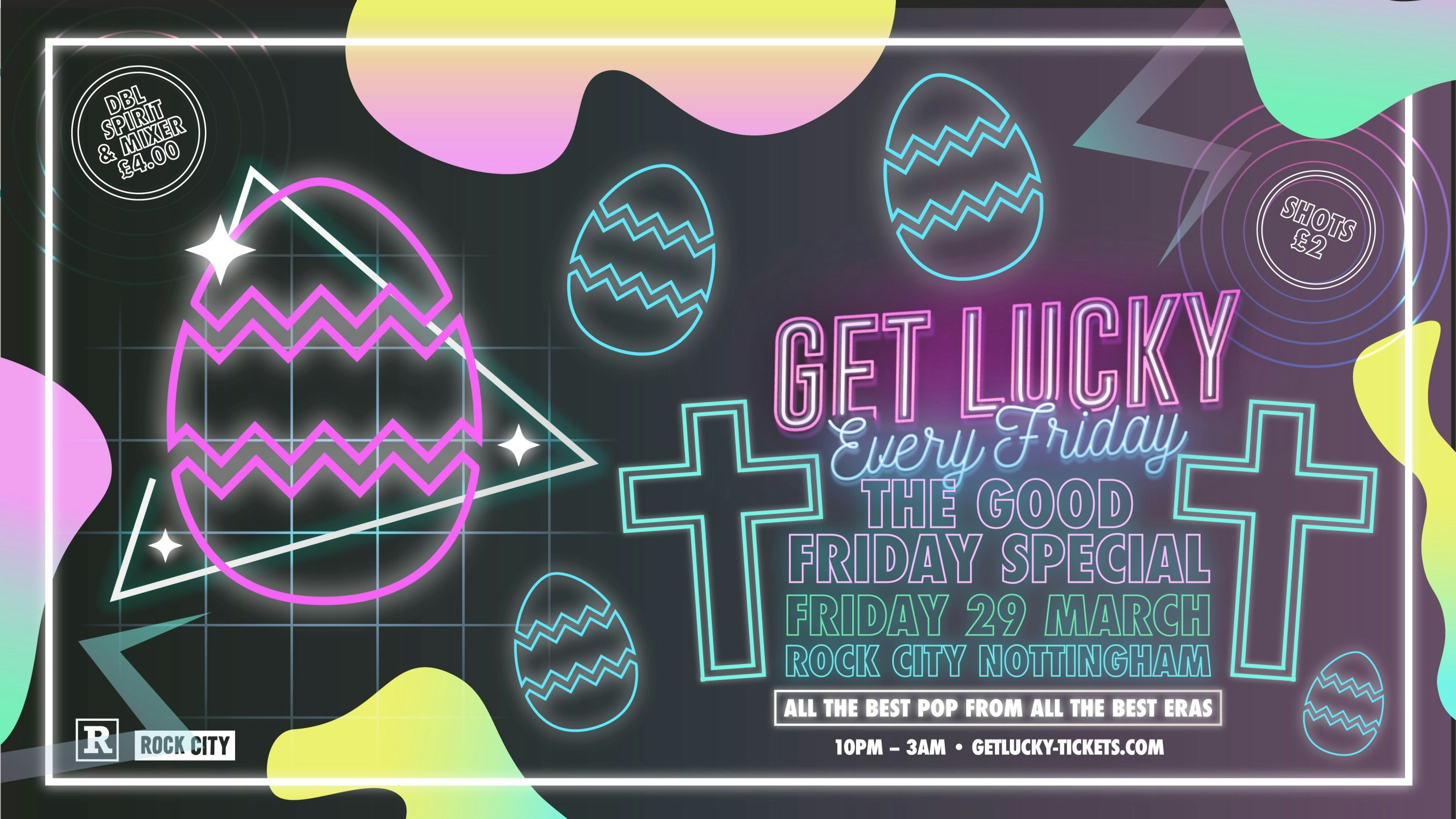 Get Lucky – The Good Friday Cash Cannon Drop – Nottingham’s Biggest Friday Night – 29/03/24