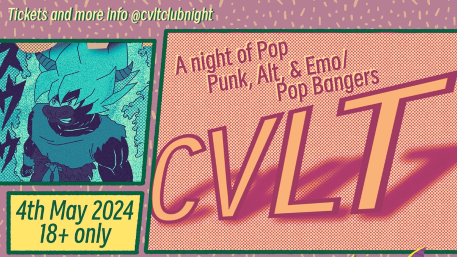 COMIC CVLT:  Emo anthems, pop punk and pop
