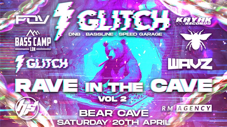 GLITCH DNB - RAVE IN THE CAVE VOL 2. (Battle of the Brands) 