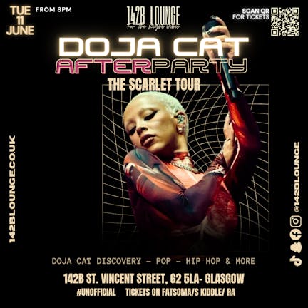 DOJA CAT Afterparty🎧 🔥The Scarlet Tour🔥🎉GET INTO IT YUH!