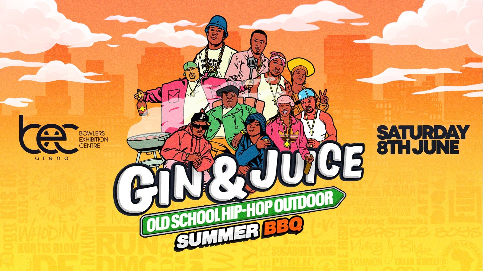 Old School Hip-Hop Outdoor Summer BBQ – Manchester 2024