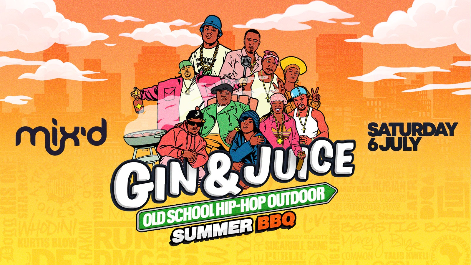 Old School Hip-Hop Outdoor Summer BBQ – Leicester 2024