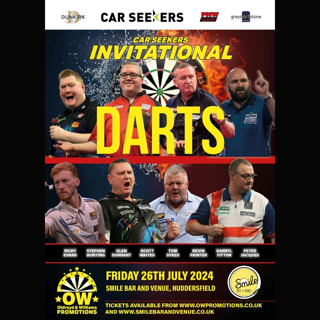 Oldroyd & Williams Promotions Present An Evening Of Professional Darts!