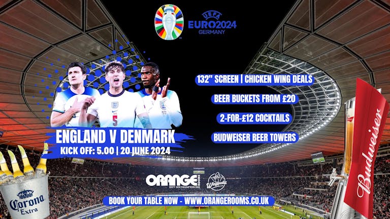 ⚽️WATCH THE EUROS!🏆// England V Denmark - 20th June @ 5pm