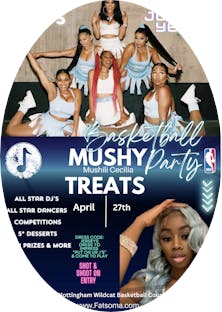 Mushy’s treats basket ball party