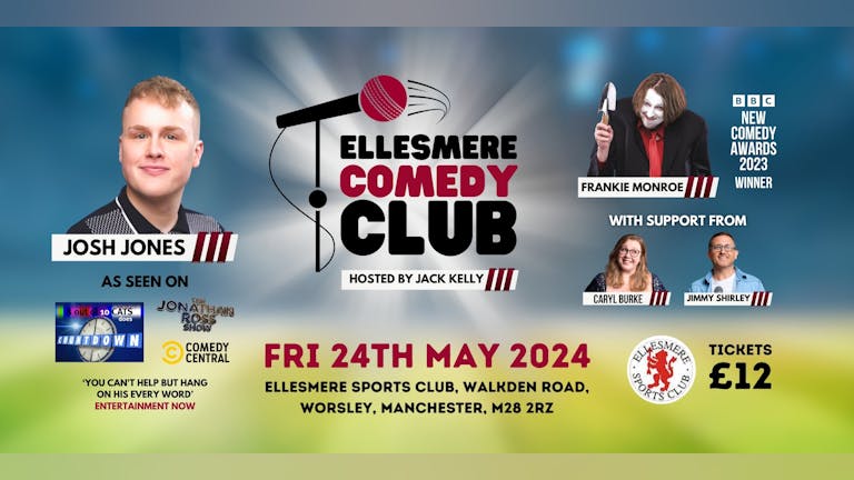 Ellesmere Comedy Club | 24th May 2024