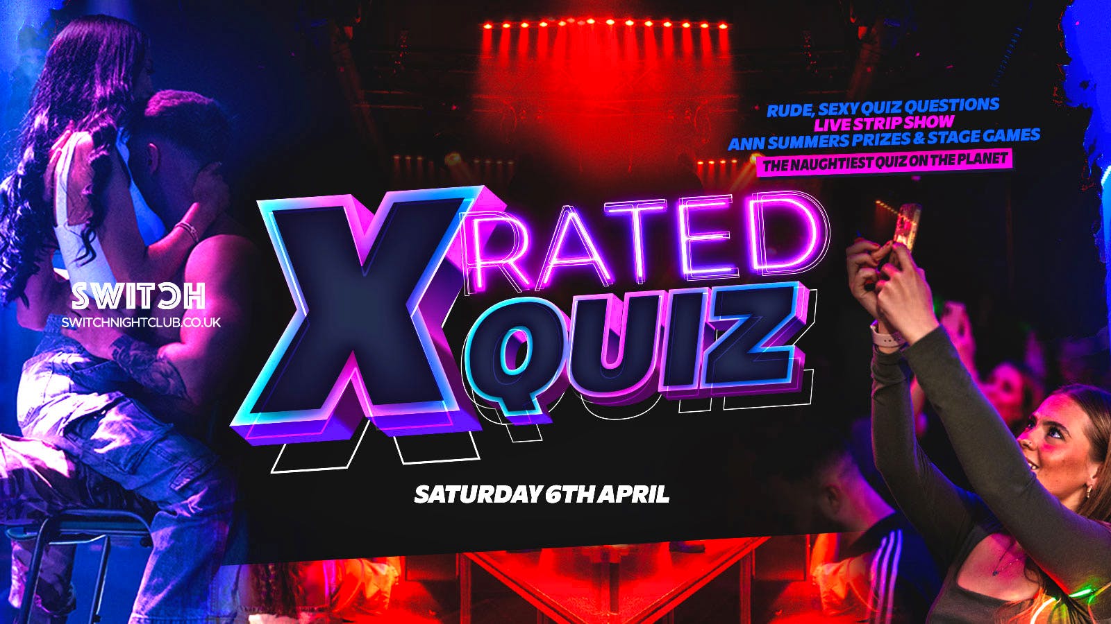 X Rated Quiz ft Live Strip Show | Switch Preston