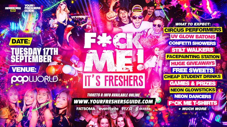 F*CK ME It's Freshers | Lincoln Freshers 2024 - FREE Queue Jump With Every Ticket 💃 - TODAY ONLY!