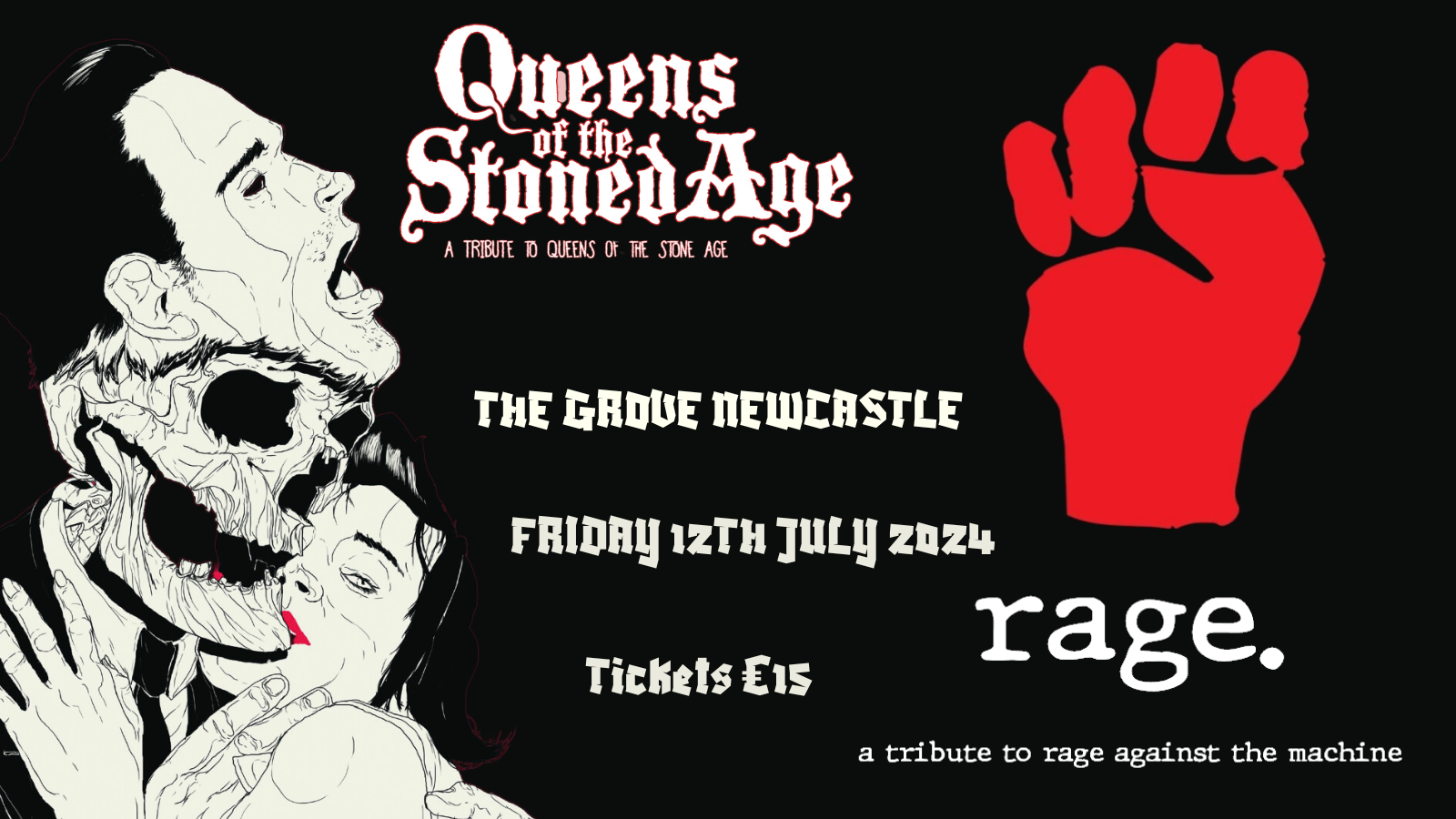 Queens of the Stoned Age and Rage
