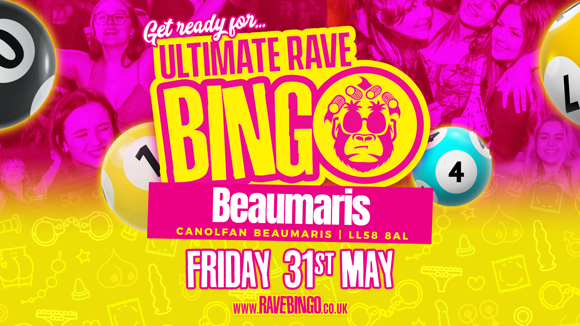 Ultimate Rave Bingo // Beaumaris // Friday 31st May