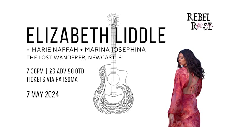 Elizabeth Liddle + Marie Naffah + Marina Josephina live at The Lost Wanderer, Newcastle