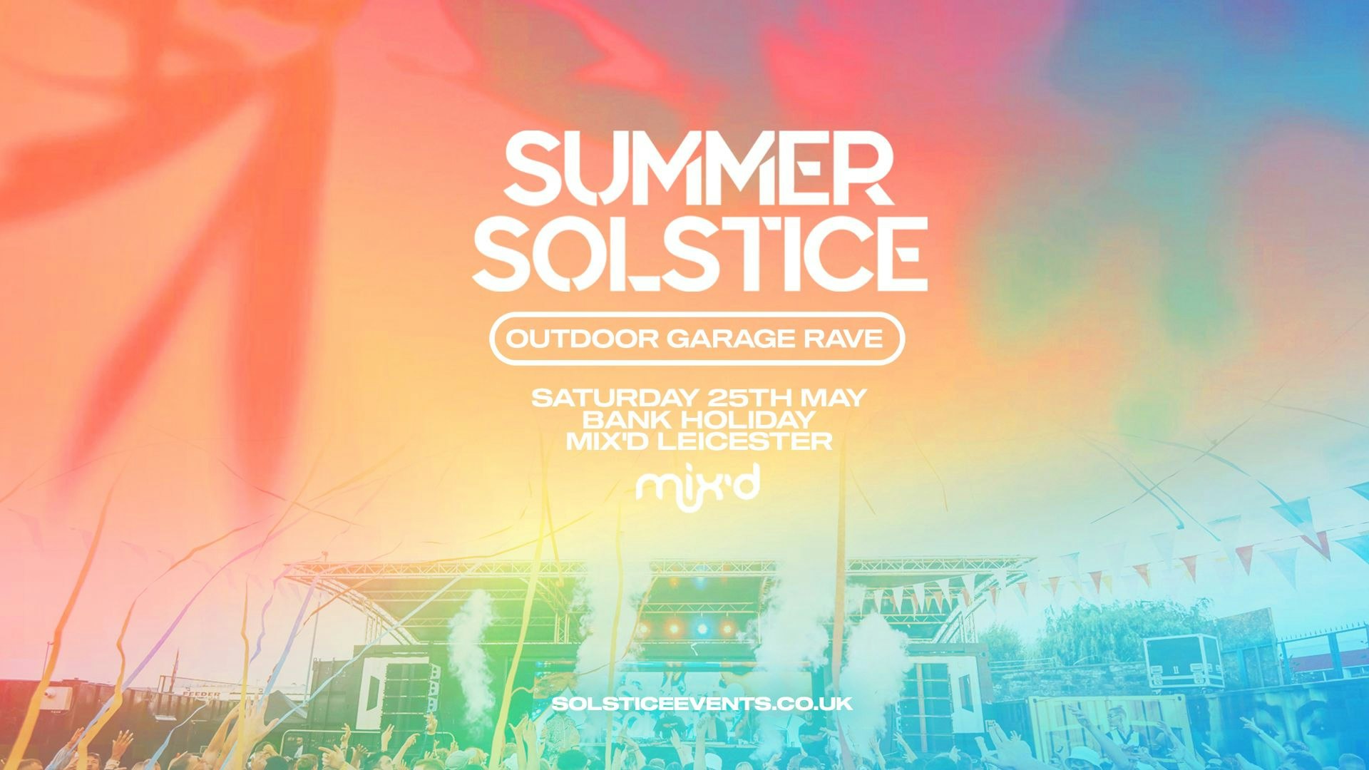Summer Garage Outdoor Rave – Leicester [TICKETS SELLING FAST!]