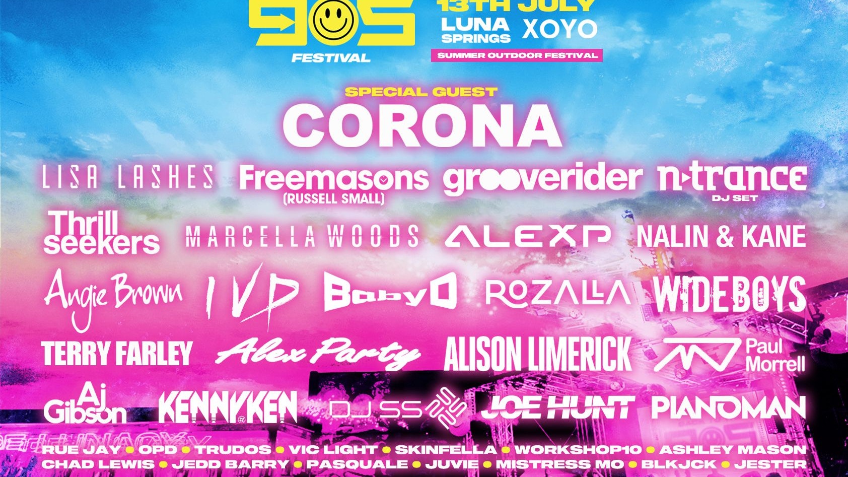 Back To The 90s – Summer Outdoor Festival – Birmingham [THIRD RELEASE RUNNING LOW!]