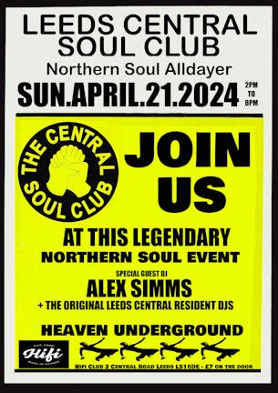 The Leeds Central Soul Club Northern Soul Alldayer