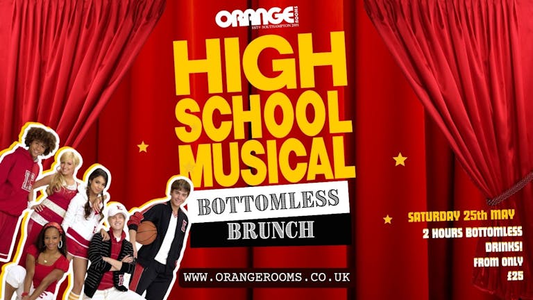 High School Musical bottomless brunch 🎤 Saturday 25th May @ 7pm