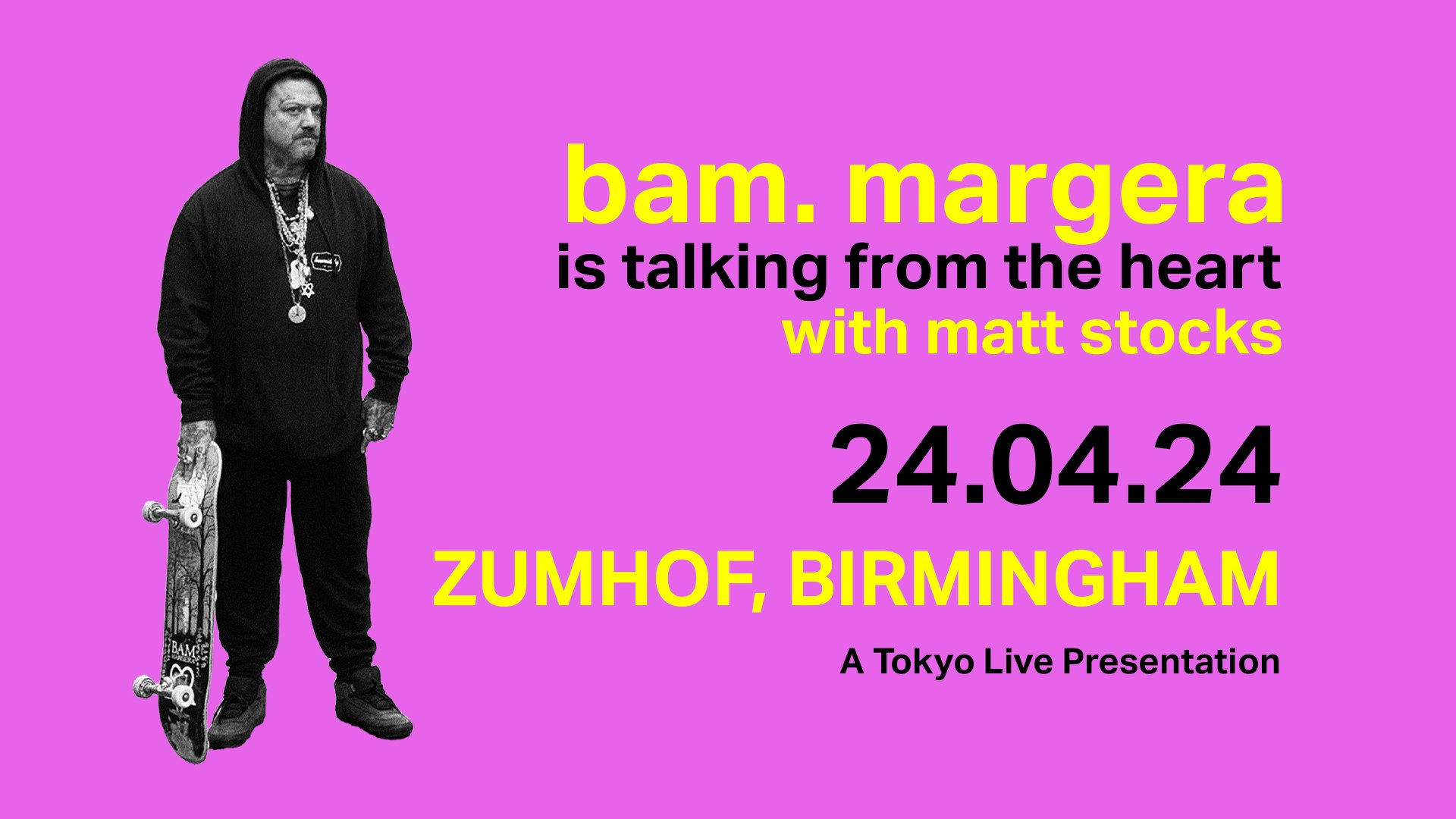 Bam Margera Live Interview & Audience Q&A w/ Matt Stocks