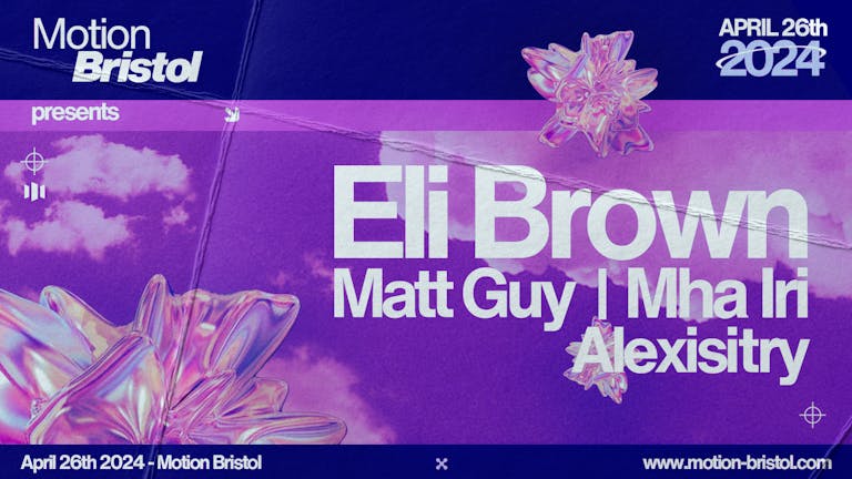 Motion Presents: Eli Brown, Matt Guy + more