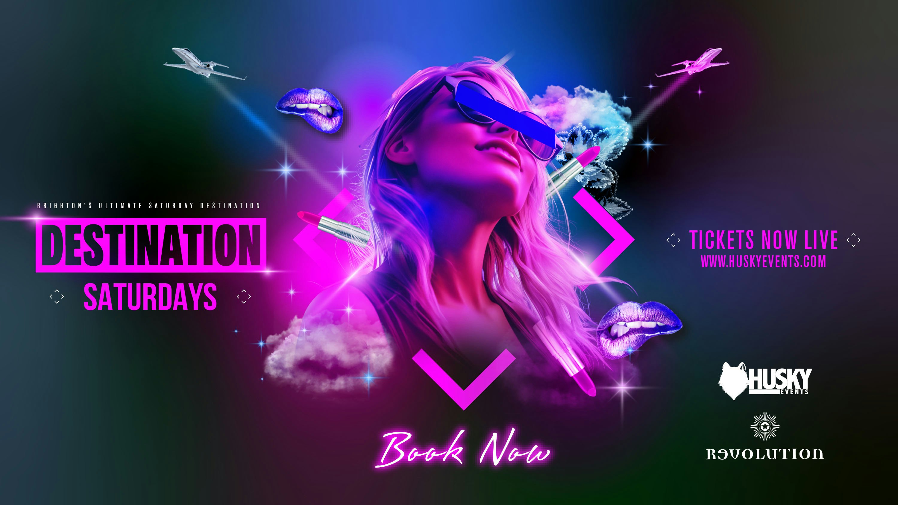 Destination Saturdays x Revolution Brighton ➤ 90s Baby Special ➤ 06.04.24