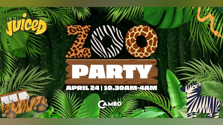 🍊JUICED🍒 (ZOO PARTY)🦓🦁 - CAMEO Bournemouth