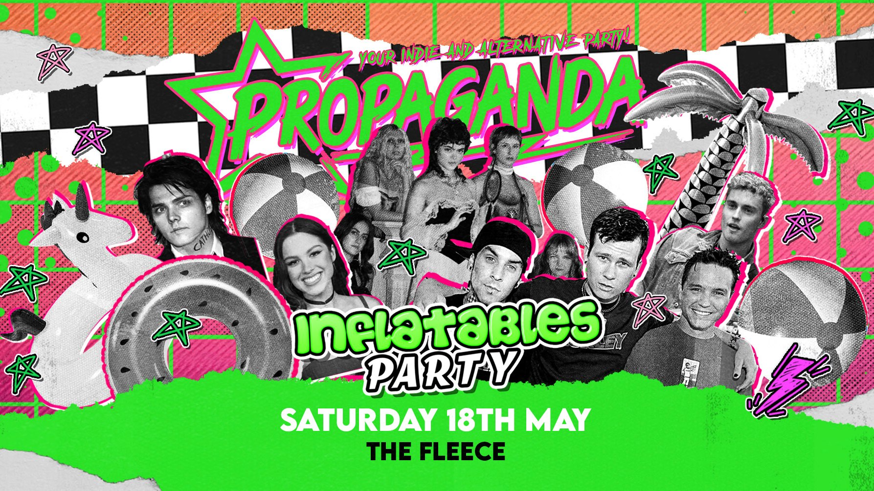 Inflatables Party! – Propaganda Bristol – Your Indie & Alternative Party!