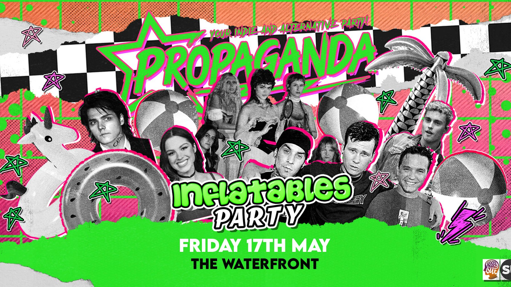 Inflatables Party! Propaganda Norwich Your Indie + Alt Party- The Waterfront