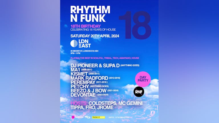 Rhythm n Funk 18th Birthday Day Party 