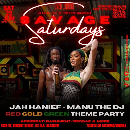 🔴🟢🟡 The Red, Green, and Gold Theme Party🌴🔥 JAH HANIEF DANCEHALL MADNESS 🌴🔥