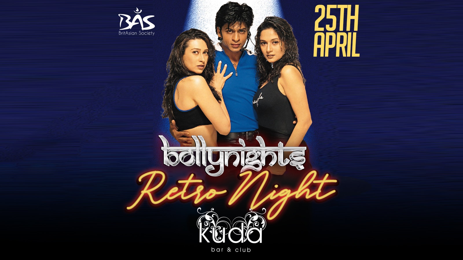 Bollynights York – Thursday 25th April | Retro Night | Kuda