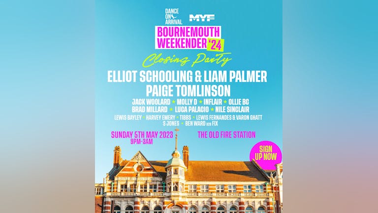 The Closing Party W/ Elliot Schooling, Liam Palmer and Paige Tomlinson 