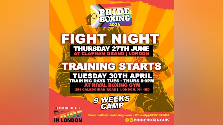 Pride Boxing 2024 - Fighter Sign up Page 