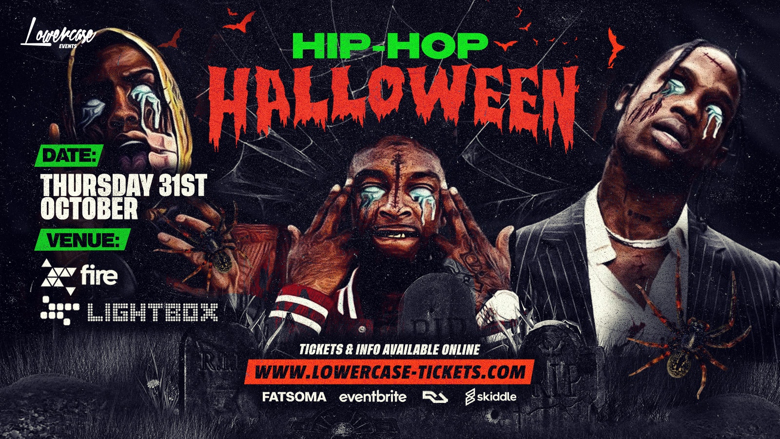 Hip Hop Halloween @ Fire & Lightbox | London Halloween 2024