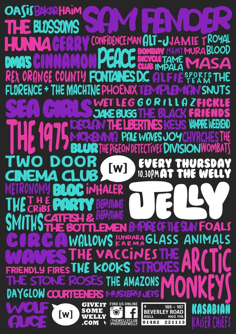 Jelly – The Weekly Indie Disco