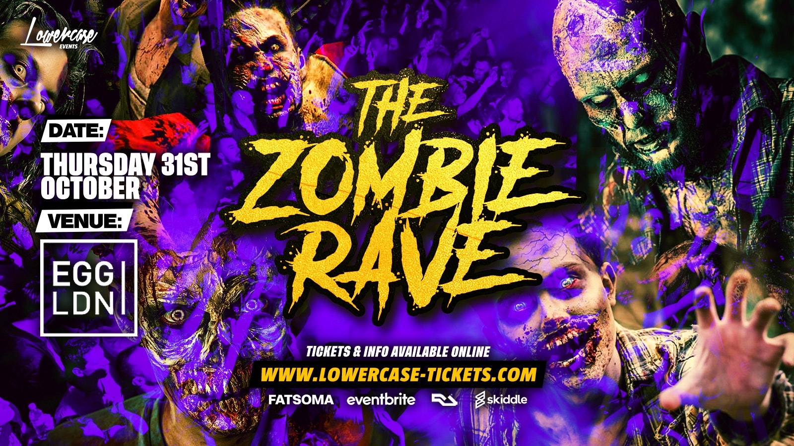 HALLOWEEN 2024 AT EGG LONDON! THE ZOMBIE RAVE ALL NIGHTER!