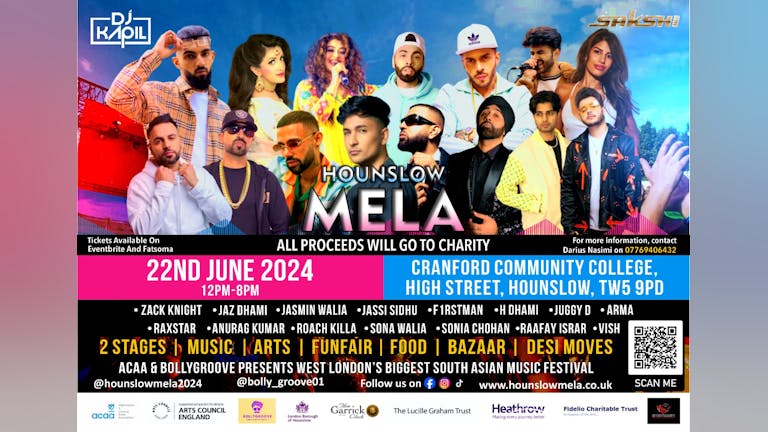 HOUNSLOW MELA 2024 – LONDON’S BIGGEST SOUTH ASIAN OUTDOOR MUSIC FESTIVAL