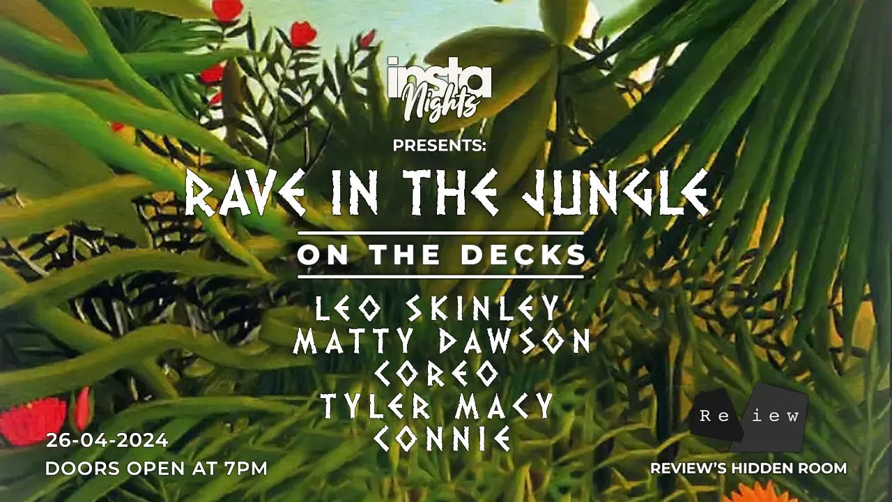 Rave in the JUNGLE at Review cocktail bar at ReView Cocktail Bar ...