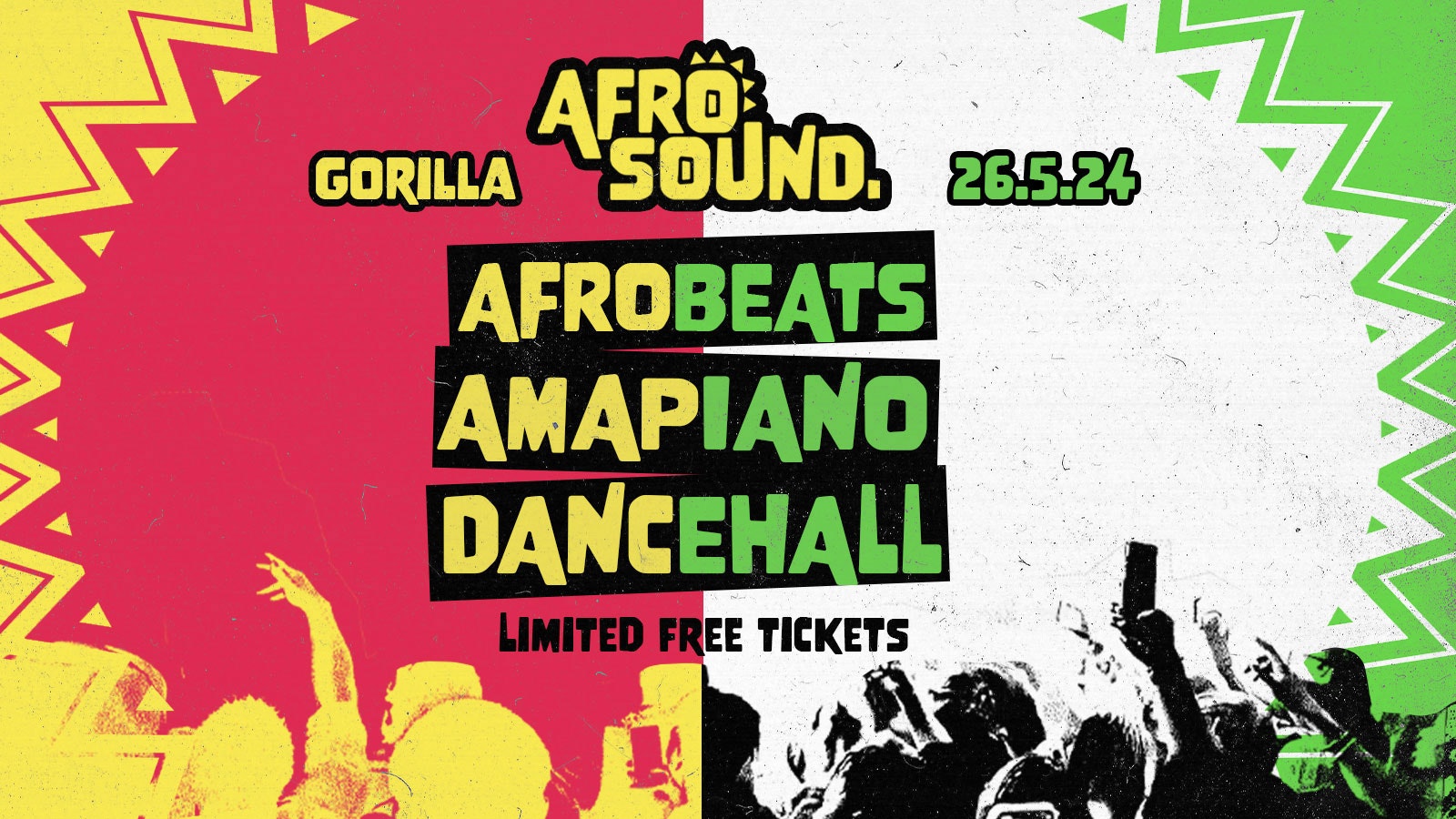 AfroSound AfroCaribbean Special – AFROBEATS, AMAPIANO & DANCEHALL 🌍🇯🇲 (LMTD. FREE TICKETS AVAIL)
