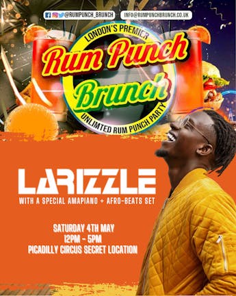 Rum Punch Brunch - Saturday 4th May - Bank Holiday Weekend