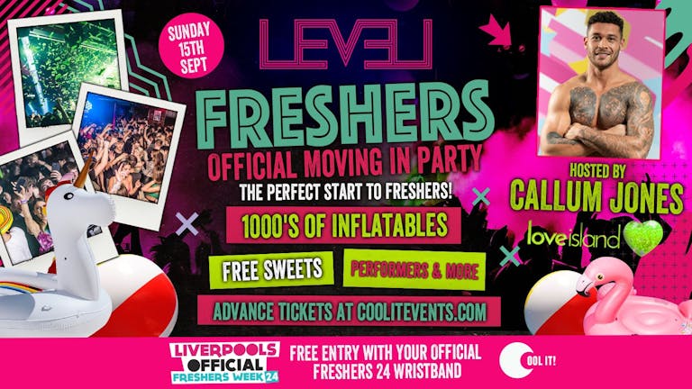 FRESHERS DAY 1 - OFFICIAL MOVING IN PARTY 🏠 Hosted by CALLUM JONES ☀️