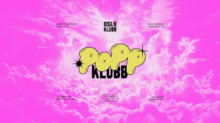 Popp Klubb — Late-night pop music for dancing