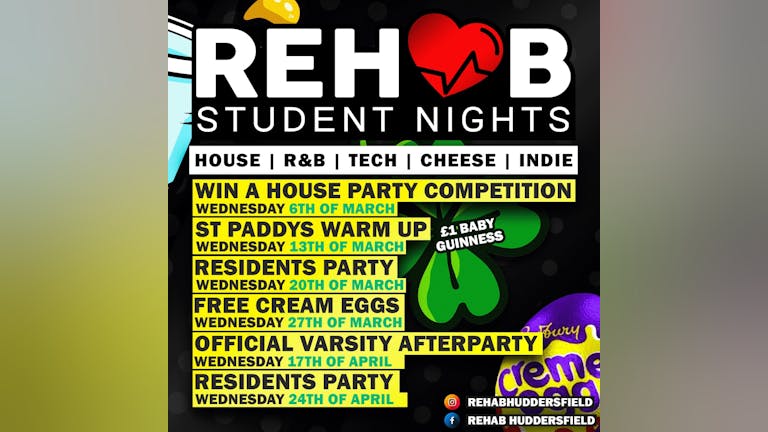 Wednesday 24th April  - Rehab Residents Party