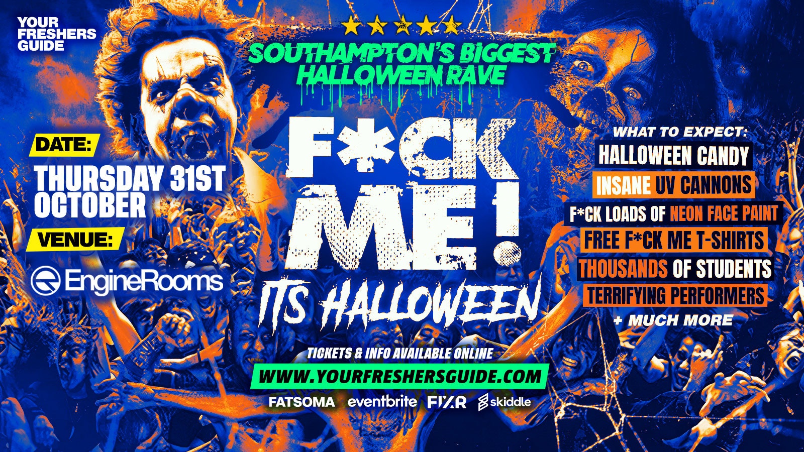 F*CK ME It’s Halloween | Southampton Freshers 2024