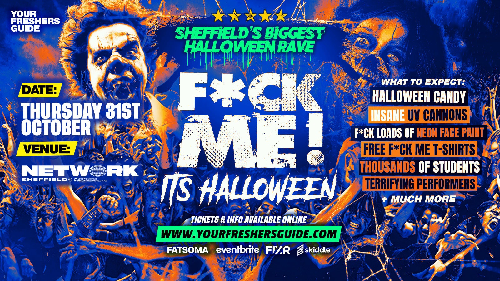 F*CK ME It’s Halloween | Sheffield Freshers 2024