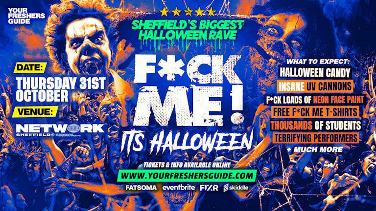 F*CK ME It's Halloween | Sheffield Freshers 2024