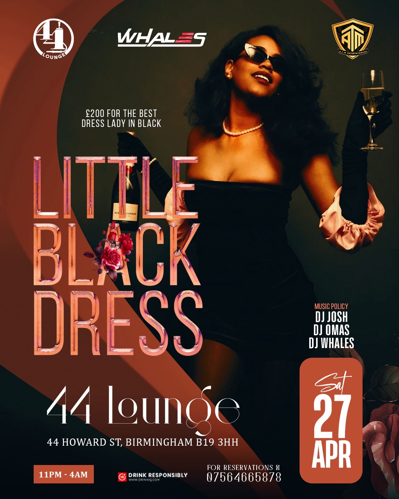 Little Black Dress at 44loungebirmingham, Birmingham on 27th Apr 2024 |  Fatsoma