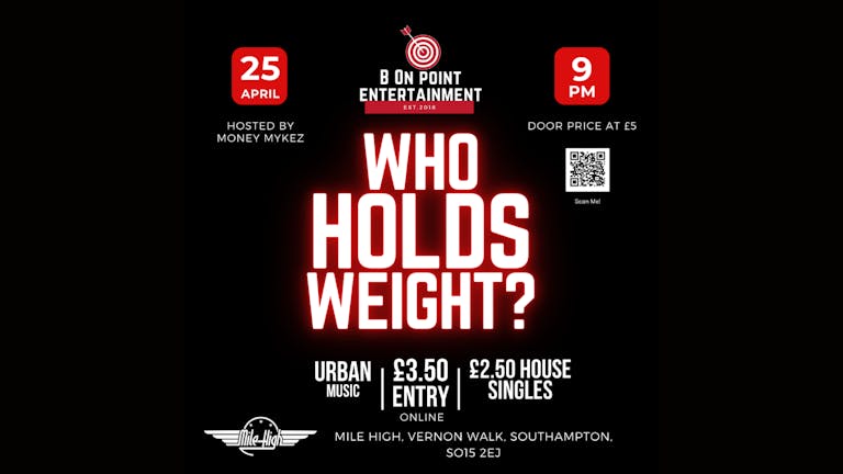 Who Holds Weight? : Live at Mile High