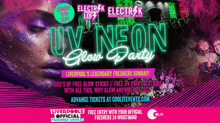 UV Neon Glow Party : The Legendary Freshers Sunday 